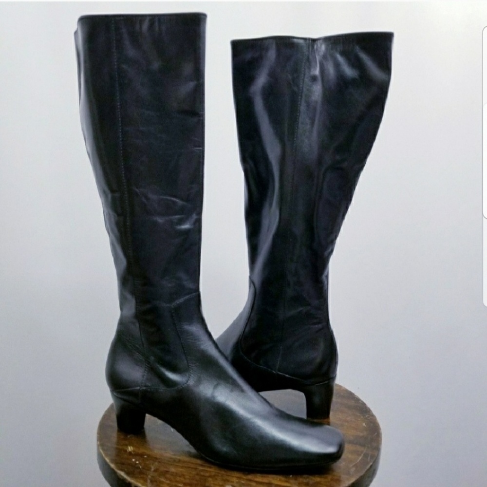 Classique Entier Leather Heeled Boots 5M N…